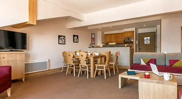 Апартаменты Standard с 4 комнатами Résidence Pierre & Vacances Premium Les Chalets du Forum