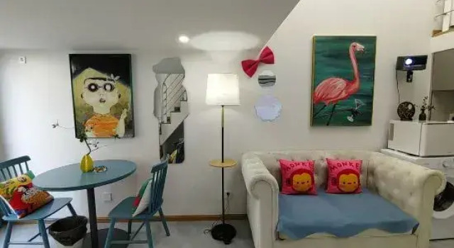 Двухместный люкс Дуплекс Chengdu Wuyang Serviced Apartments