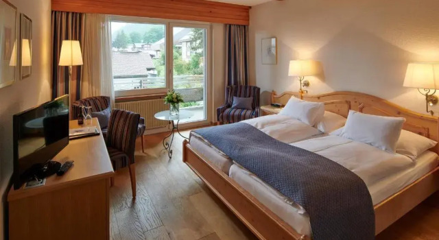 Двухместный номер Standard с видом на горы Hotel Bristol Relais du Silence Superior