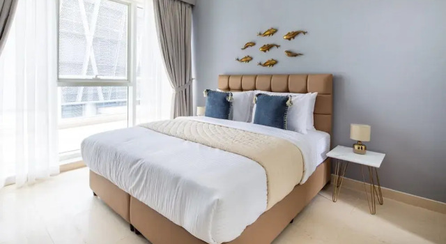 Superb & Homey 3BR Apartment In Downtown Dubai, Забронировать Апартаменты/квартира Даунтаун Дубай , рядом с Дубайский аквариум