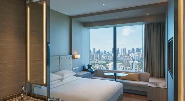 Двухместный номер Premier Courtyard by Marriott Singapore Novena