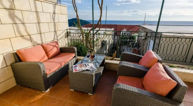 Апартаменты с 2 комнатами с видом на море Apartments Isabora