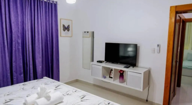 Hermoso apartamento, 3 Habitaciones espaciosas, 2 Aires acondicionados