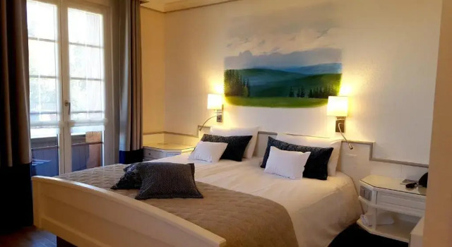 Двухместный номер Standard с балконом Bio- und Wellnesshotel Alpenblick
