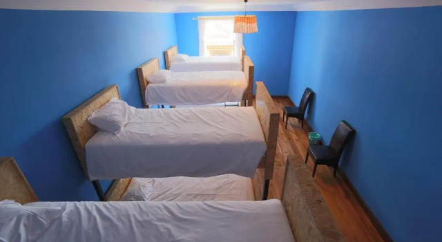 Кровать в общем номере Santa Maria Hostel