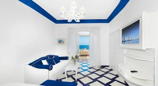 Студия Superior с балконом и с видом на море Villa Flavio Gioia