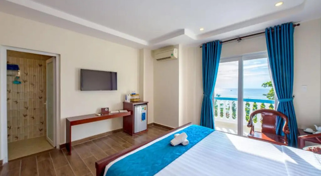 Двухместный номер Deluxe с балконом Brenta Phu Quoc Hotel