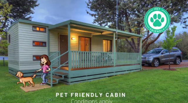Студия Economy с красивым видом из окна Beechworth Lake Sambell Caravan Park