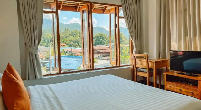 Номер Standard с видом на горы Pai Cherkaew Boutique House