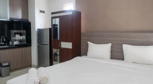 Minimalist Modern Studio Room Apartment At Taman Melati