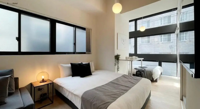 Brand new 1BR apt 5 mins walk to peace park great city view good for 7PPL, Забронировать Отель Хиросима Chugoku, рядом с Международный конференц-центр Хиросимы