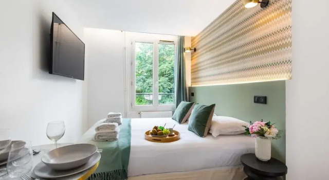 Cosy Studio - Parc des Expositions / Tour Eiffel 14, Забронировать Апарт-отель Апарт-отели Парижа, рядом с Мирабо, Апарт-отель