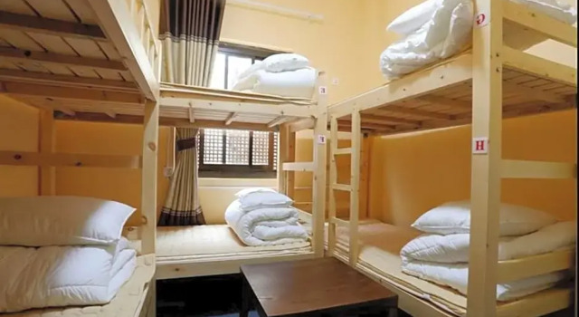 Кровать в общем номере (женский номер) Suzhou Mingya Hostel