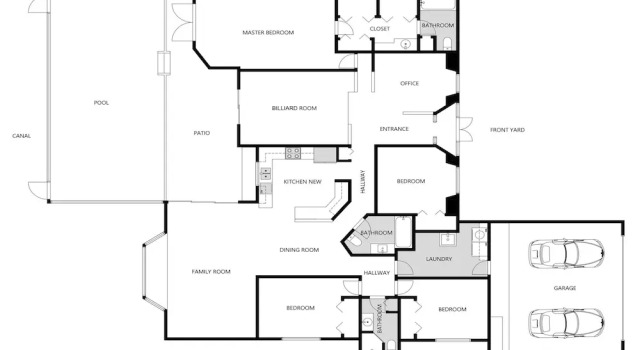 Вилла Amazing - 4 Bed Billiard Table Luxury Canal Pool