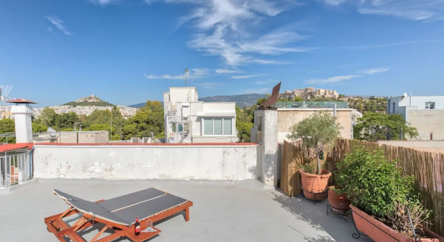 Апартаменты Serene Acropolis View Roofdeck