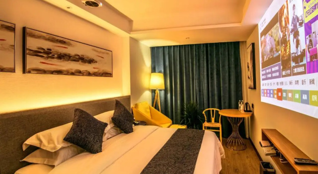 Номер Deluxe Lanmei Boutique Hotel Xiyuan West Station Branch Lanzhou