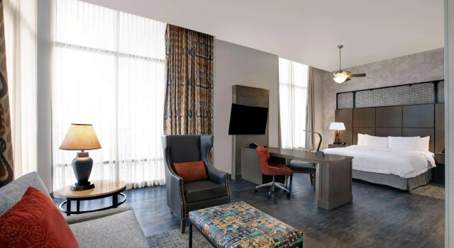 Двухместная студия Mobility/Hearing Access Hampton Inn and Suites Austin University Capitol