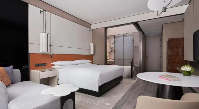 Двухместный номер Deluxe Tianjin Marriott Hotel National Convention and Exhibition Center