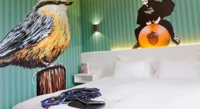 Luksusowy pokój Hôtel L'Yeuse