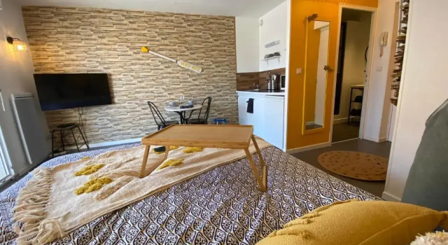 Апартаменты Studio Beach House a Sangatte Bord de Plage
