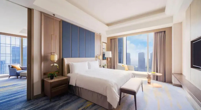 Двухместный люкс Executive Shangri-La Yuanqu, Suzhou