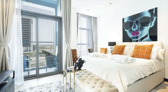 Waves - The Suite Dubai Luxury Studio Waterfront Living, Забронировать Апартаменты/квартира Дубай Эмират Дубай, рядом с Дубайский аквариум