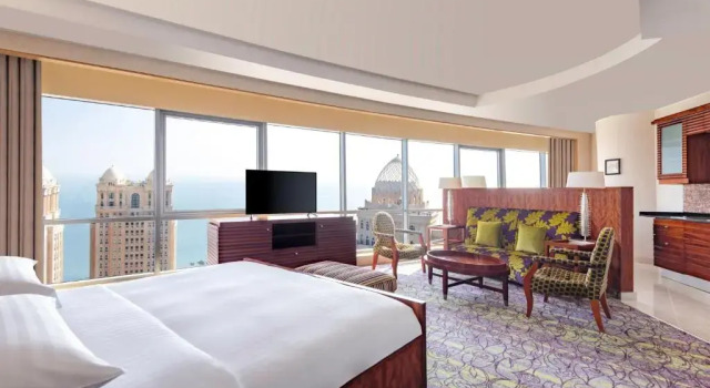 Двухместный полулюкс с видом на море Qabila Westbay Hotel
