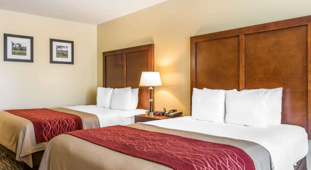 Четырёхместный номер Standard Comfort Inn Pomona near Fairplex