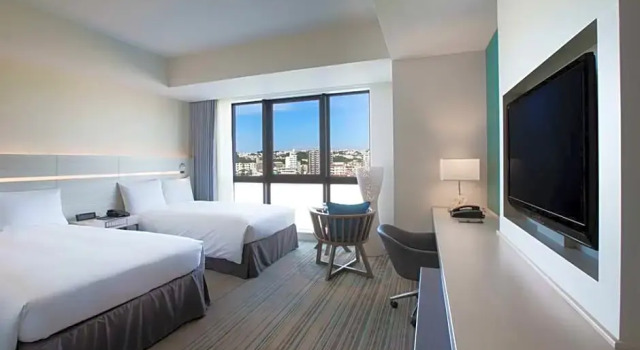Двухместный номер с видом на город Hilton Okinawa Chatan Resort