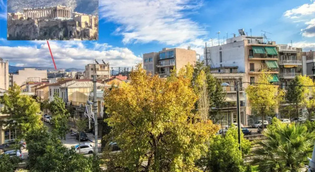 Gazi apartment with Acropolis views