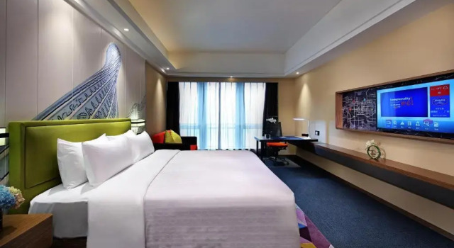 Двухместный номер Deluxe Hampton by Hilton Guangzhou Zhujiang New Town