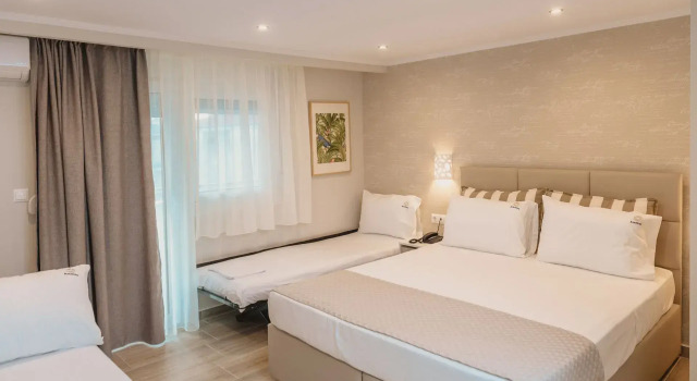 Семейный номер Deluxe Ammos Beach Seaside Luxury Suites Hotel