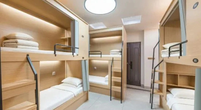 Кровать в общем номере (женский номер) Backpack Home Lita Pop Mart Trendy Youth Hostel