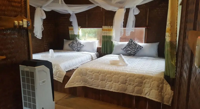 Двухместный номер Standard с балконом и с видом на реку Spirit Garden Guesthouse