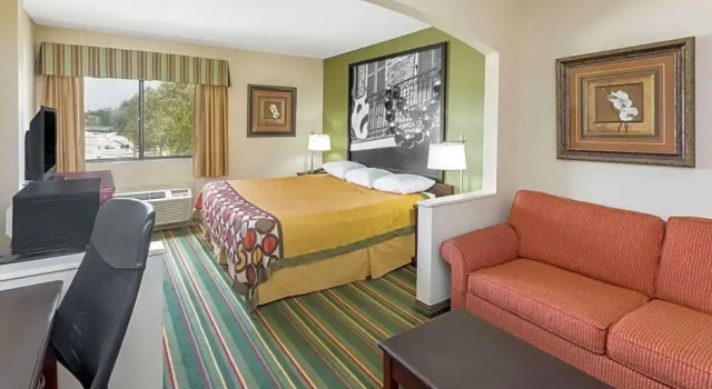 Номер Standard Super 8 by Wyndham Duson Lafayette West Area