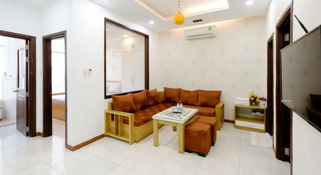 Апартаменты с 2 комнатами с видом на море Sunrise Sea View Apartment