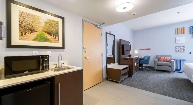Двухместная студия Hampton Inn & Suites Modesto - Salida