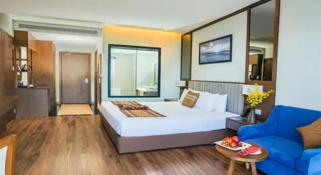 Номер Connecting Deluxe с видом на море Vipol Mui Ne Hotel & Spa