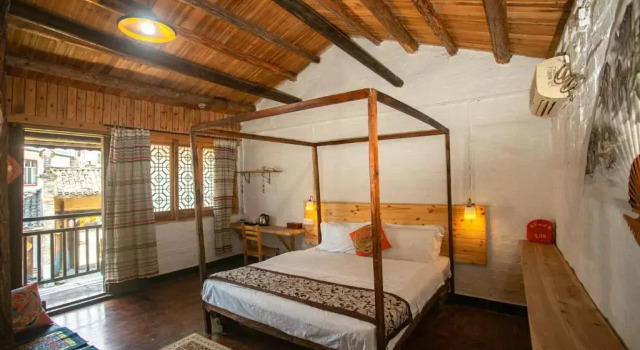 Двухместный номер Standard с балконом Yangshuo Loong Old House