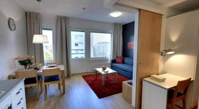 Студия Deluxe Forenom Serviced Apartments Tampere Pyynikki