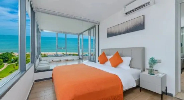 4 soveværelser i suite med altan med havudsigt Hillman Vacation Apartments (Shanwei Poly Jincheng Bay Tourist Resort)