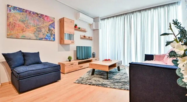Beautiful new apartment 5 min from Piraeus Port (A2), Забронировать Апартаменты/квартира Апартаменты Пирея, рядом с Пиреас, Апартаменты/квартира