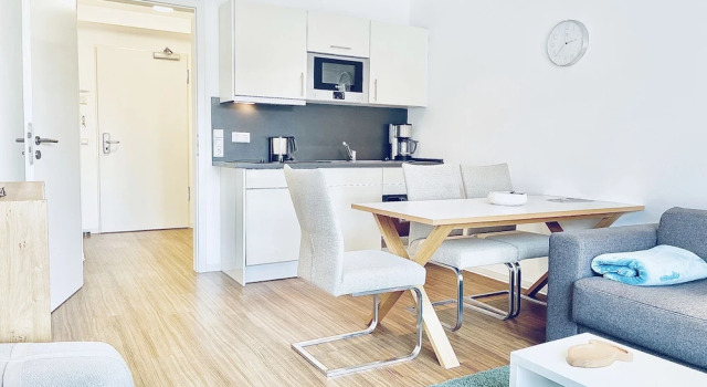 Апартаменты c 1 комнатой с балконом Apartments Boardinghaus Norderney