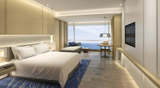 Двухместный номер Deluxe с видом на море Courtyard by Marriott Xiamen