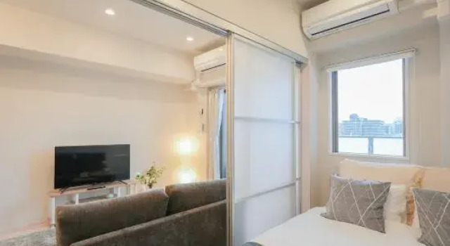 Люкс Deluxe Open in 2026 / 400m to Osaka Castle Park / 4-min walk to station / 8 min to Shinsaibashi/Umeda
