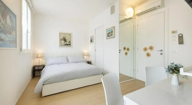 Двухместный номер Deluxe с балконом и с видом на море B&B Cá Bianca Ventisette Riccione