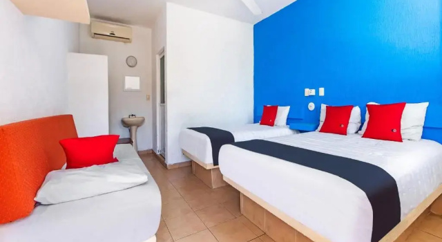 Четырёхместный номер Economy Capital O Hotel El Mejicano, Acapulco