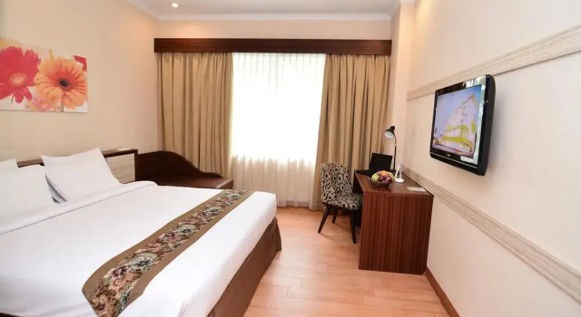 Двухместный номер Deluxe с красивым видом из окна Angkasa Garden Hotel