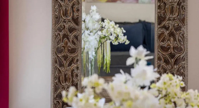 Juniorsuite med altan Suite Della Pigna
