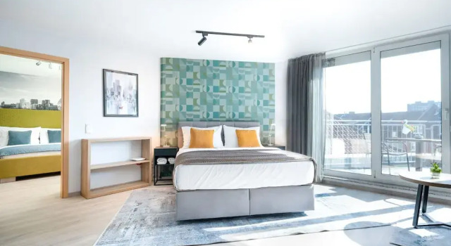 Апартаменты с 2 комнатами HOTEL Am Spichernplatz